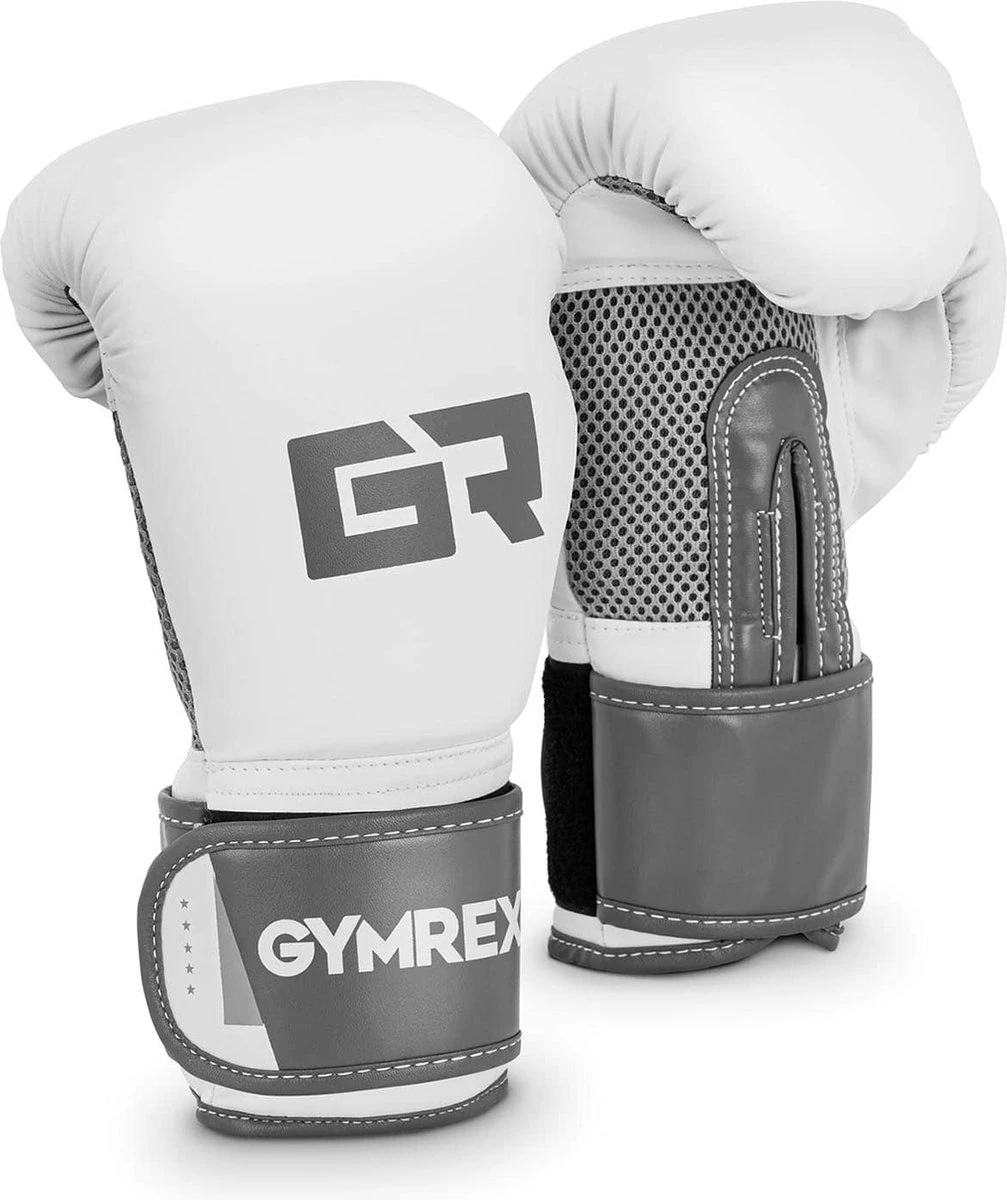 Gymrex Bokshandschoenen - 8 Oz - Metallic Zilver 3 Gymrex Bokshandschoenen - 8 Oz - Metallic Zilver - Afbeelding 3