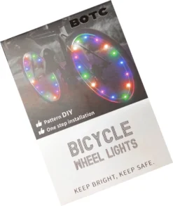 BOTC Wielverlichting Fiets - 20 Holders - Spaakverlichting LED - Lichtsnoer Fietswiel - 20 Leds - 220CM - Blauw -Merkloos Verkoop 1010x1200