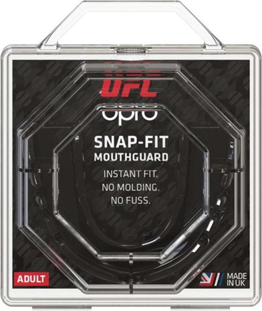 OPRO X UFC Gebitsbeschermer Snap-Fit Zwart Senior 4 OPRO X UFC Gebitsbeschermer Snap-Fit Zwart Senior - Afbeelding 4