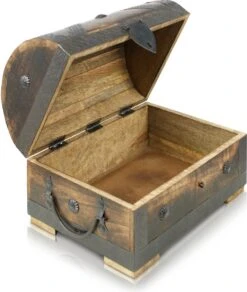 Brynnberg Piratenschatkist - Houten Kist Bruin - Handgemaakt Vintage Met Slot 28x20x20cm - Het Ideale Geschenk (groot Met Slot) - Houten Schatkisten 10 Brynnberg Piratenschatkist - Houten Kist Bruin - Handgemaakt Vintage Met Slot 28x20x20cm - Het Ideale Geschenk (groot Met Slot) - Houten Schatkisten -Merkloos Verkoop 1016x1200