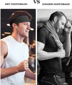 MJ Sports Hoofdband - Hoofdband Sport - Zweetband - Haarband - Sporthaarband - Hardlopen - Unisex - Zwart -Merkloos Verkoop 1021x1200 1