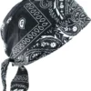 Zwart/witte Paisley Bandana Hoofdaccessoire - Zac's Alter Ego