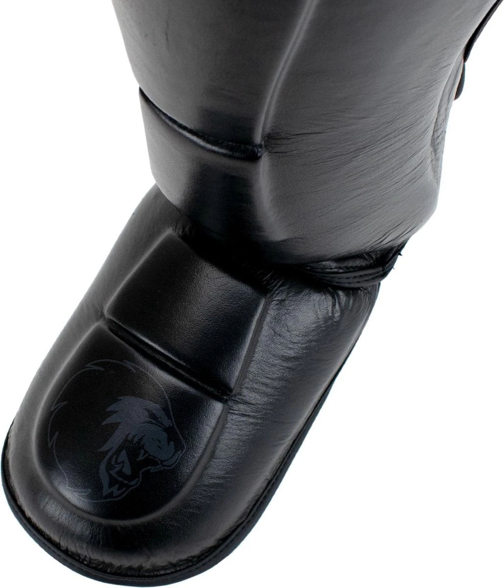 Super Pro Combat Gear Lederen Scheenbeschermer Guardian Zwart Large 4 Super Pro Combat Gear Lederen Scheenbeschermer Guardian Zwart Large - Afbeelding 4