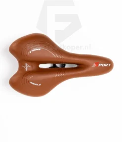 Voltano Sport Trekking Fietszadel - Comfortabel Gel Zadel - Met Uitsparing - Inclusief Zadelstrop - 100% Waterdicht - Unisex - Bruin -Merkloos Verkoop 1031x1200 3