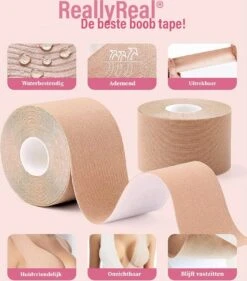 Merkloos Boob Tape - 100% Huidvriendelijk - Plak BH - 5 Meter - Fashion Tape - Borst Tape - Booblifting Effect -Merkloos Verkoop 1053x1200 1