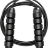 Nuvance - Professioneel Sport Springtouw - Verstelbaar - Speedrope - Jump Rope - Voor Volwassenen En Kinderen - Zwart