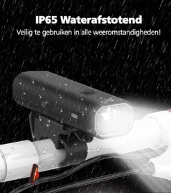 SWILIX ® - Fietsverlichting Set - Oplaadbare USB Led Fietslamp - Voor En Achter - Waterdicht - 4 Lichtstanden - Zwart -Merkloos Verkoop 1063x1200 10