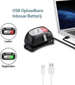 Detepo Led Hoofdlamp - USB Oplaadbaar - Hoofdlampje Met Wit En Rood Licht - Waterdicht En Verstelbaar - Voor Hardlopen En Klussen -Merkloos Verkoop 1064x1200 1