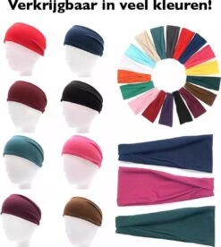 MJ Sports Hoofdband - Hoofdband Sport - Zweetband - Haarband - Sporthaarband - Hardlopen - Unisex - Zwart -Merkloos Verkoop 1072x1200