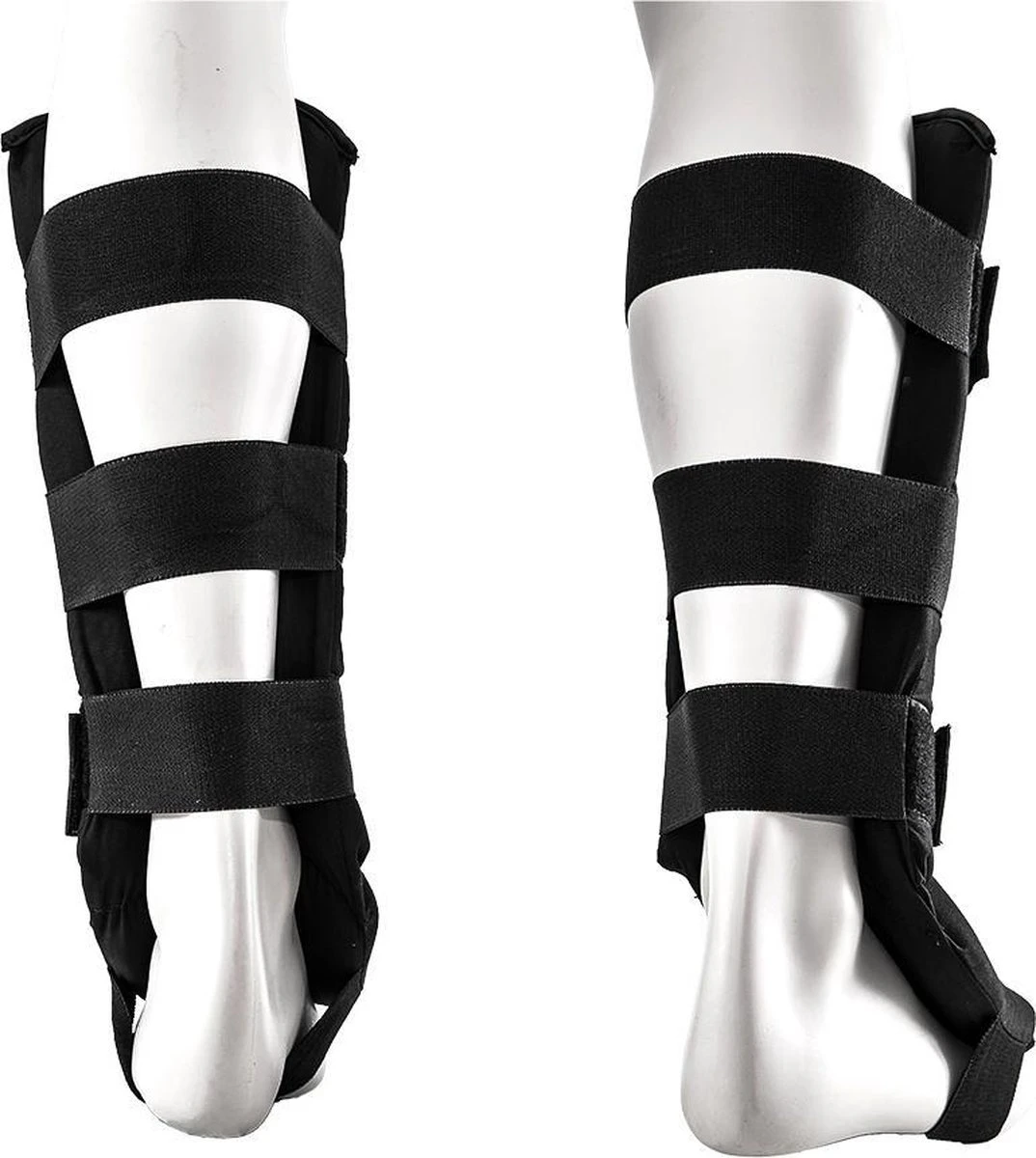 Joya Fightgear - "Velcro" Scheenbeschermers - Zwart - M 4 Joya Fightgear - "Velcro" Scheenbeschermers - Zwart - M - Afbeelding 4