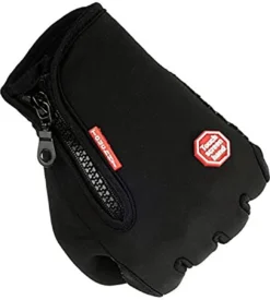 Fietshandschoenen Winter - Handschoenen - Sport Handschoenen Met Rits - Touchscreen Telefoon - Anti Slip Gloves - Heren / Dames - Maat XL - Zwart - Sinterklaas Cadeau - Kerst Cadeautje - Black Friday 2022 Deals -Merkloos Verkoop 1076x1200 8