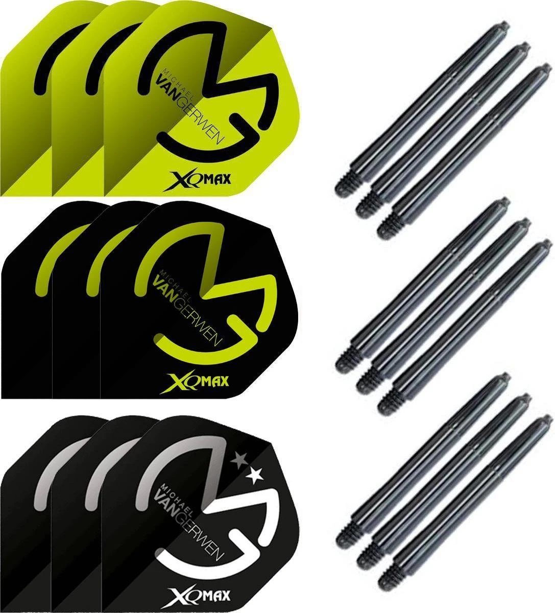 Dragon Darts 3 Sets (9 Stuks) Super Sterke - Multicolor - Michael Van Gerwen Flights - Darts Flights - Inclusief 3 Sets - Darts Shafts - Cadeau 1 Dragon Darts 3 Sets (9 Stuks) Super Sterke - Multicolor - Michael Van Gerwen Flights - Darts Flights - Inclusief 3 Sets - Darts Shafts - Cadeau