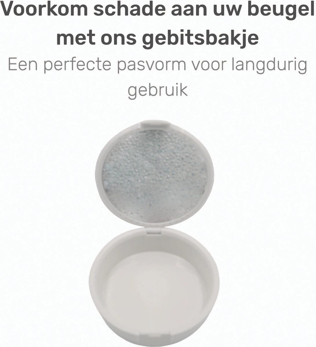 LBB - Gebitsbakje - Beugelbakje - Wit Met Spiegel - Voor - Beugel - Kunstgebit - Prothese - Beugelbakje - Beugeldoosje - Bakje - Gebittenbakje 3 LBB - Gebitsbakje - Beugelbakje - Wit Met Spiegel - Voor - Beugel - Kunstgebit - Prothese - Beugelbakje - Beugeldoosje - Bakje - Gebittenbakje - Afbeelding 3