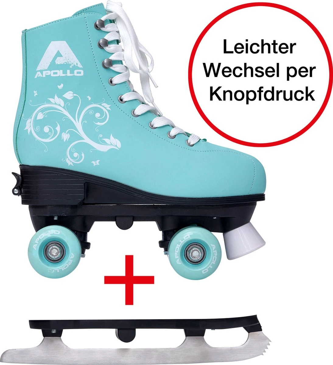 Apollo® Apollo 2in1 Rolschaatsen En Kunstschaatsen Super Skate 3 Apollo® Apollo 2in1 Rolschaatsen En Kunstschaatsen Super Skate - Afbeelding 3