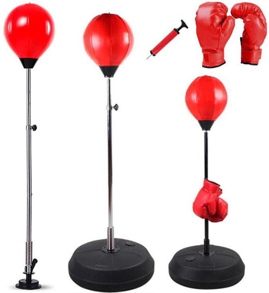 Ox-Sports Boksbal - Bokszak - Bokshandschoenen - Bokspaal - Boksbal Voor Kinderen/Volwassenen - Boksbal Staand 2 Ox-Sports Boksbal - Bokszak - Bokshandschoenen - Bokspaal - Boksbal Voor Kinderen/Volwassenen - Boksbal Staand - Afbeelding 2