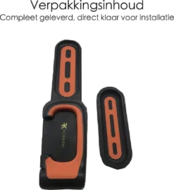 Fiets Ophangbeugel - Zwart / Oranje - Cycling WallMount - Muurhouder Fiets - Muurbeugel Wandhouder Wandbeugel - Muurbevestiging Ophangsysteem - Muur Houder Fietsbeugel Fietshaak -Merkloos Verkoop 1101x1200 7