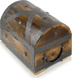 Brynnberg Piratenschatkist - Houten Kist Bruin - Handgemaakt Vintage Met Slot 28x20x20cm - Het Ideale Geschenk (groot Met Slot) - Houten Schatkisten 13 Brynnberg Piratenschatkist - Houten Kist Bruin - Handgemaakt Vintage Met Slot 28x20x20cm - Het Ideale Geschenk (groot Met Slot) - Houten Schatkisten -Merkloos Verkoop 1105x1200