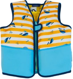 Swim Essentials Zwemvest Kind - Walvissen Geel/Blauw - 18-30 Kg - 4-6 Jaar -Merkloos Verkoop 1110x1200