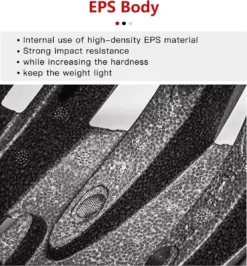 Zacro Fietshelm - Met Bril En Waarschuwingslampje - Nacht Veiligheidshelmen Fietshelm - Verstelbaar - Voor Volwassenen, MTB, Stadsfietsen - Rood En Zwart -Merkloos Verkoop 1113x1200 4