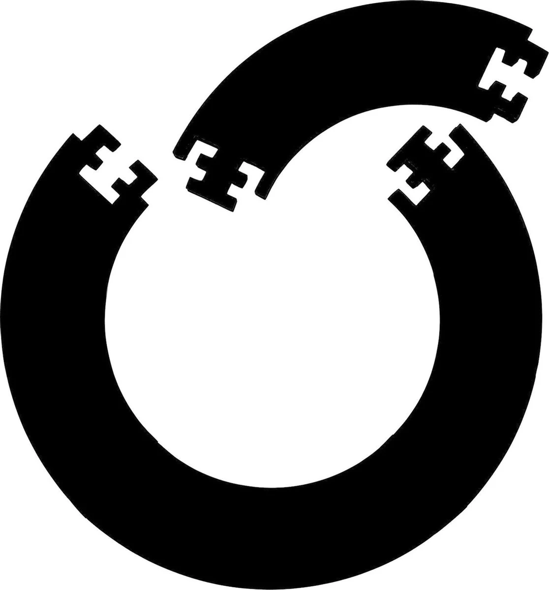 KOTO 4pcs. Surround Black - Dartbord Surround - Zwart - Compact - Meerdelig - Inklapbaar 2 KOTO 4pcs. Surround Black - Dartbord Surround - Zwart - Compact - Meerdelig - Inklapbaar - Afbeelding 2