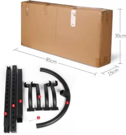 Merkloos Decopatent® Staand Fietsenrek Om 2 Fietsen Op Te Hangen - Ophangen Van 2 Fietsen Boven Elkaar - Fietsrek Ophangsysteem - 220 Cm -Merkloos Verkoop 1123x1200 9