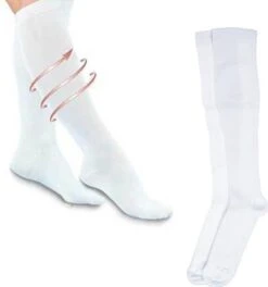 MYCARE+ Compressiesokken - Bloedcirculatie - Pijnpreventie - Ondersteunend - Duopack - Wit - Maat 41-46 - 2 Paar -Merkloos Verkoop 1124x1200 3