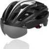 Rebela | Fietshelm | Helm | Hoofdbescherming | Sport Lights Matt Zwart- Wit | Heren-Dames | Medium 54/62cm