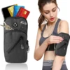 Rits Outdoor Sport Running Arm Band Pols Tas Telefoon Case Gym Op Hand LB701 Portemonnee Houder Armband Pocket Voor IPhone 13 12 11 Pro Max Mini / Samsung / Smartphones Tot 7.2 Inch - Kan Dragen Sleutel, Pasjes, Geld En Headset