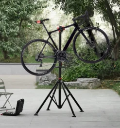 ACAZA Fiets Bevestigingsstandaard Met Snelsluiting, Gereedschapshouder En Stuurhouder, Lichte En Draagbare Reparatie Standaard Voor Fietsen, Zwart Statief -Merkloos Verkoop 1128x1200 11