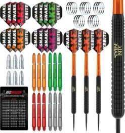 RED DRAGON - Peter Wright Snakebite Ultimate Steeltip Brass Dartpijlen Set Professioneel - 22 Gram -Merkloos Verkoop 1128x1200 12