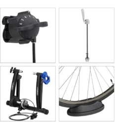 Relaxdays Fietstrainer - Rollenbank Fiets 26-28“ - Hometrainer - Fiets Trainer - Zwart -Merkloos Verkoop 1130x1200 7