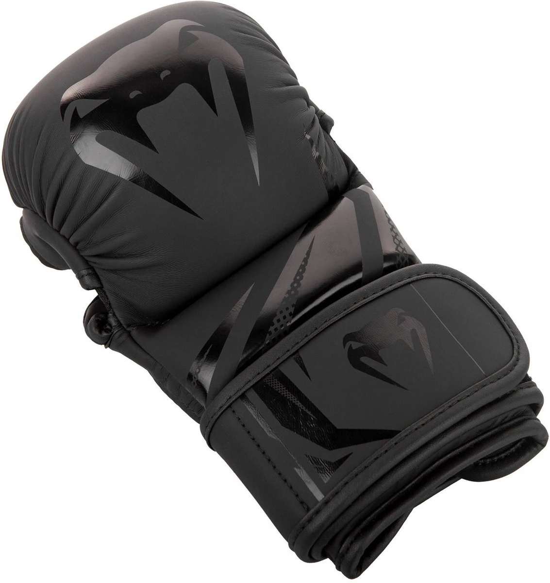 Venum Challenger MMA Sparring Handschoenen Zwart Zwart - M 4 Venum Challenger MMA Sparring Handschoenen Zwart Zwart - M - Afbeelding 4