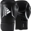 Adidas Speed 100 Bokshandschoenen Zwart/Wit - 12 OZ