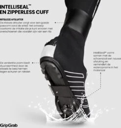 GripGrab - RaceThermo X Waterproof Winter MTB Gravel Fietsoverschoenen Mountainbike - Zwart - Unisex - Maat XL -Merkloos Verkoop 1137x1200 5