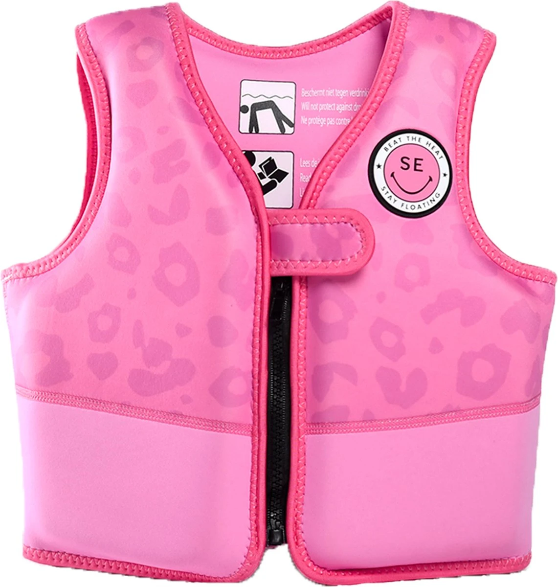 Swim Essentials Zwemvest Kind - Roze Panterprint - 18-30 Kg - 4-6 Jaar 16 Swim Essentials Zwemvest Kind - Roze Panterprint - 18-30 Kg - 4-6 Jaar - Afbeelding 16