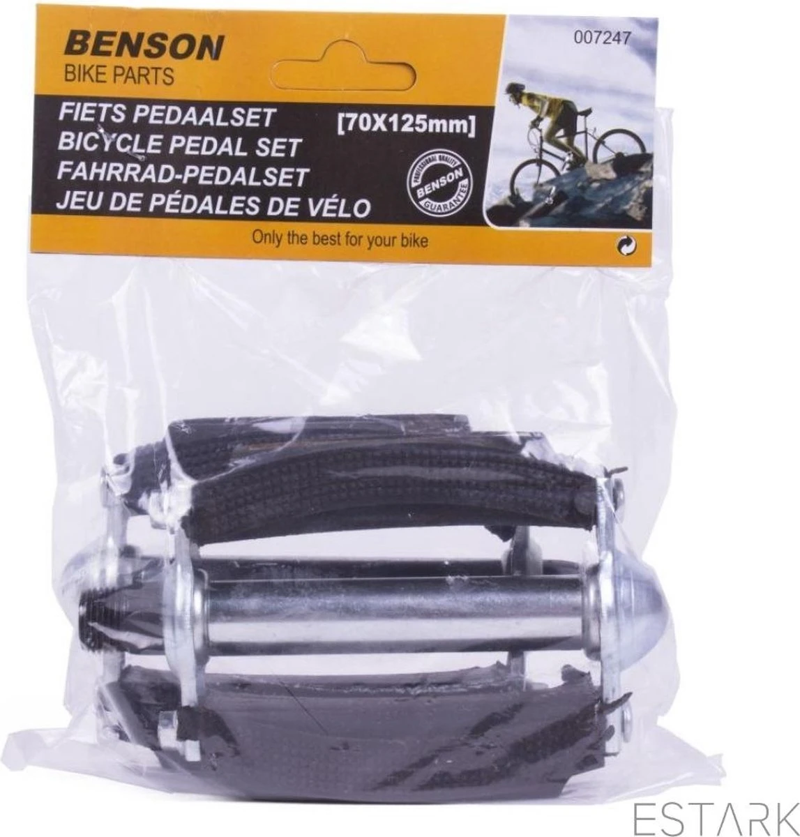 ESTARK® Klassieke Fietspedalen - Set Van Twee - Anti-Slip Fietspedalen Set Met Reflectoren - Pedaal Zwart Zilver - Fiets Pedalen Trappers Fiets Pedaal - Fietstrappers - Losse Trappers - 2 STUKS - Pedalen 5 ESTARK® Klassieke Fietspedalen - Set Van Twee - Anti-Slip Fietspedalen Set Met Reflectoren - Pedaal Zwart Zilver - Fiets Pedalen Trappers Fiets Pedaal - Fietstrappers - Losse Trappers - 2 STUKS - Pedalen - Afbeelding 5