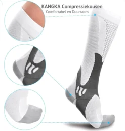 Kangka Compressiekousen - Compressie Sokken Maat 39 Tot 42 (L/XL) - Wit -Merkloos Verkoop 1149x1200