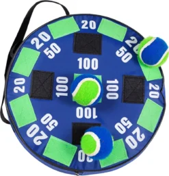 Outdoor Play Darts - Speelgoed - Opblaasbaar Dartbord - Lichtgewicht - Inclusief 3 Ballen
