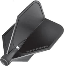 Harrows Clic Flights Zwart Per 3 Stuks