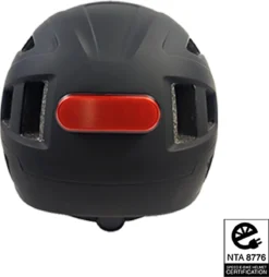 Lightyourbike ROADSTER ® Speed Pedelec Helm Met Vizier & Verlichting - NTA 8776 - Helm Snorscooter - Helm Speed Pedelec - Zwart -Merkloos Verkoop 1165x1200 6