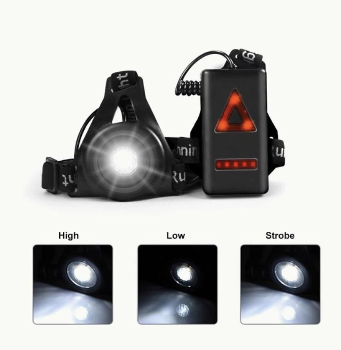 Merkloos Hardloop Verlichting- Reflecterend Vest LED - Hardloopvest - Hardloop Licht - Hardloopverlichting - Hardlooplamp - Lamp 3 Merkloos Hardloop Verlichting- Reflecterend Vest LED - Hardloopvest - Hardloop Licht - Hardloopverlichting - Hardlooplamp - Lamp - Afbeelding 3