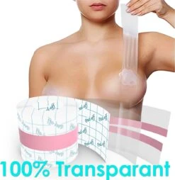Levanda Transparante Boob Tape 5 Meter– Invisible Boobtape Inc Herbruikbare Nipple Covers- Strapless Plak BH Tape – Fashion Tape Borsten