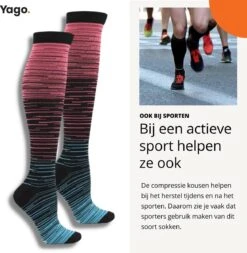 Yago - Compressiekousen L/XL - 2 Paar | Hardlopen | Steunkousen | Dames En Heren | Multifunctioneel | Reissokken | Wandelsokken | Unisex 13 Yago - Compressiekousen L/XL - 2 Paar | Hardlopen | Steunkousen | Dames En Heren | Multifunctioneel | Reissokken | Wandelsokken | Unisex -Merkloos Verkoop 1170x1200 4
