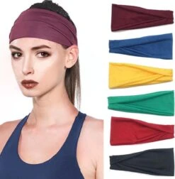 MJ Sports Hoofdband - Hoofdband Sport - Zweetband - Haarband - Sporthaarband - Hardlopen - Unisex - Zwart -Merkloos Verkoop 1174x1200 1