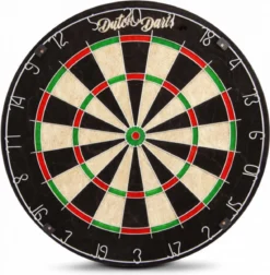 Dutch Darts Dartset Met Een Roundwire Dartbord, 2 Sets Brass Dartpijlen En Reservesets Voor Flights En Shafts. -Merkloos Verkoop 1178x1200 13