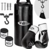 Tectake - Bokszak Met Handschoenen - Complete Set - 402273