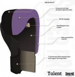 Super Pro Combat Gear Talent (kick)bokshandschoenen Zwart/Wit 8oz -Merkloos Verkoop 1181x1200 8