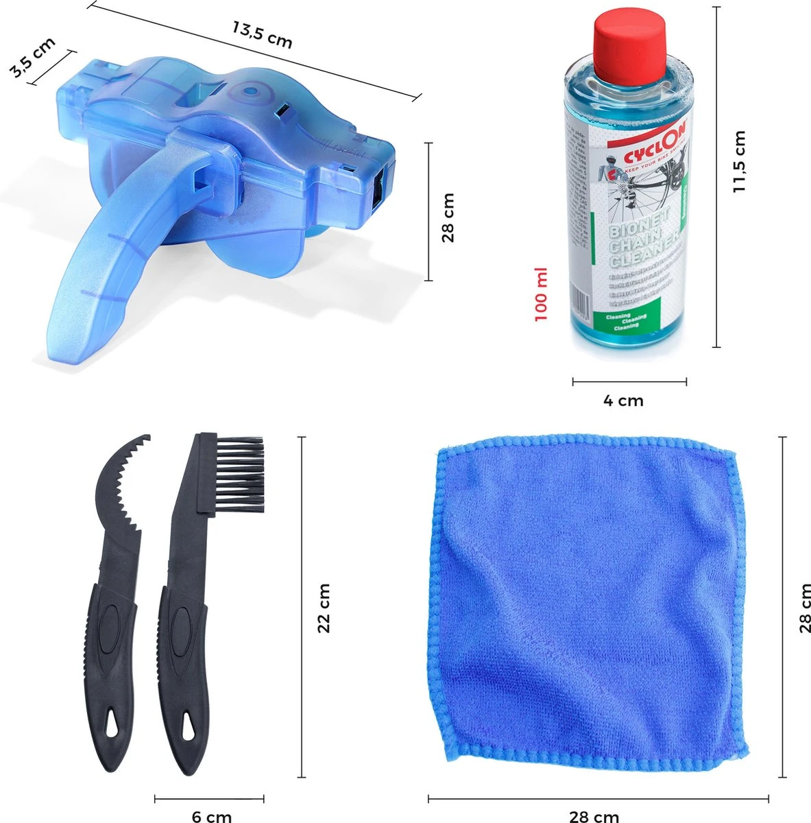 Blazing Bikers Fietsketting Reiniger Set 11 Blazing Bikers Fietsketting Reiniger Set - Afbeelding 11