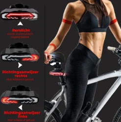 B-care Elektrische Fietsverlichting - Inclusief Afstandsbediening En Richtingaanwijzers - Fietsalarm - Anti Diefstal Alarm - Fiets Achterlicht - Fietsbel - Fiets Accessoires -Merkloos Verkoop 1186x1200 10