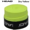 HEAD Overgrip - Dry- Zweetabsorberend- Antislip - Tennis- Padel- Tennisgrip - Soft- Neon Geel - 1 Stuk